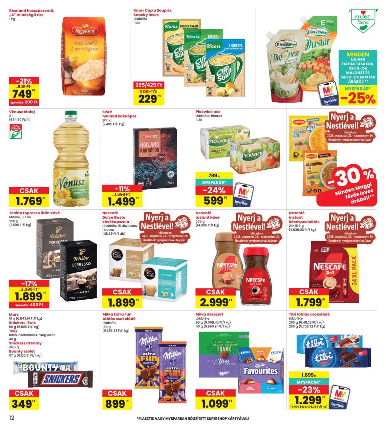 INTERSPAR akciós újság érvényes:  - 2026.08.27 - 2026.09.02. 12. oldal Oldal 12