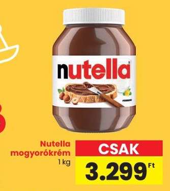 Nutella mogyorókrém