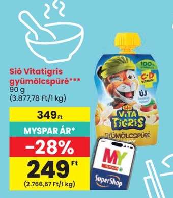 Sió Vitatigris gyümölcspüré