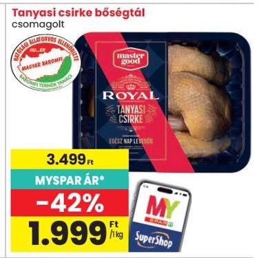 Tanyasi csirke bőségtál