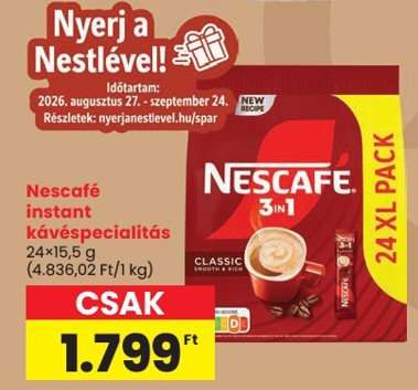 Nescafé instant kávéspecialitás