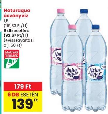 NATURAQUA ÁSVÁNYVÍZ