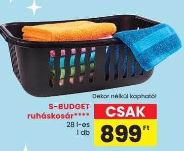 S-BUDGET ruháskosár