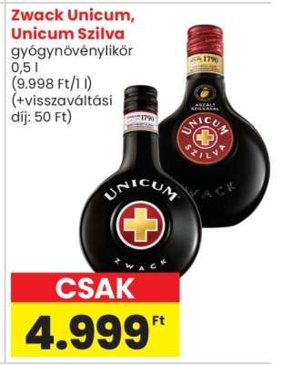 ZWACK Unicum* / Unicum Szilva*