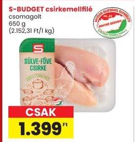 S-BUDGET csirkemellfilé