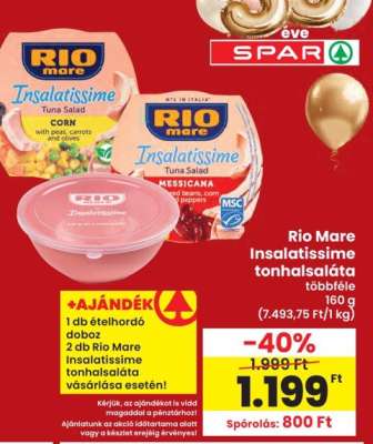 RIO MARE Insalatissime tonhalsaláta*