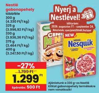 NESTLÉ Gabonapehely