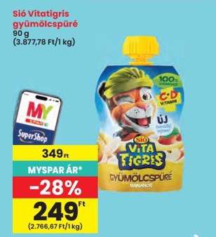 Sió Vitatigris gyümölcspüré