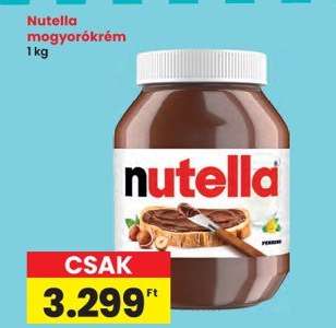 Nutella mogyorókrém