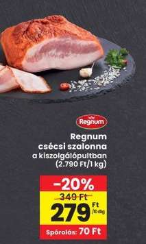 Regnum csécsi szalonna
