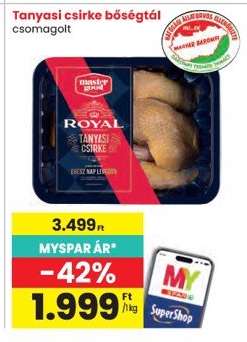 Tanyasi csirke bőségtál