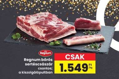 Regnum bőrös sertéscsászár csontos