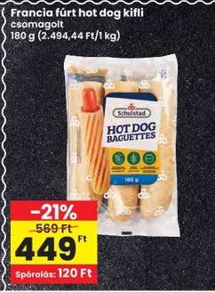 Francia Fúrt Hot-Dog Kifli