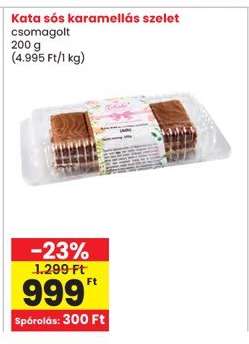 Kata sós karamellás szelet