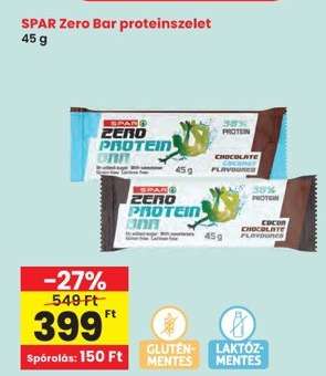 SPAR Zero Bar proteinszelet