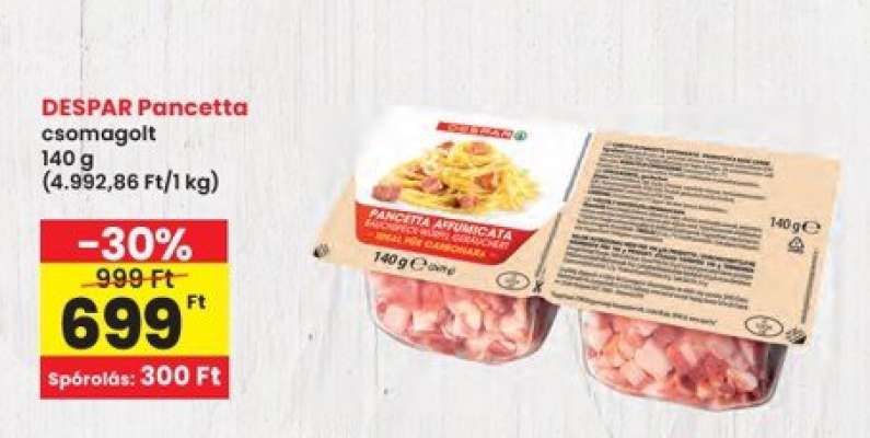 DESPAR pancetta