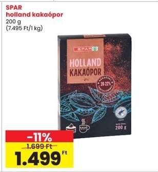 SPAR holland kakaópor