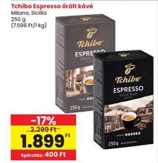 Tchibo Espresso Őrölt Kávé
