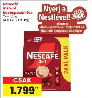 Nescafé instant kávéspecialitás