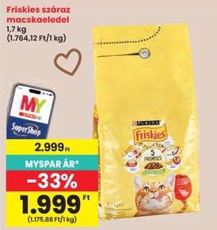 FRISKIES Száraz macskaeledel*