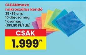 CLEANmaxx mikroszálas kendő