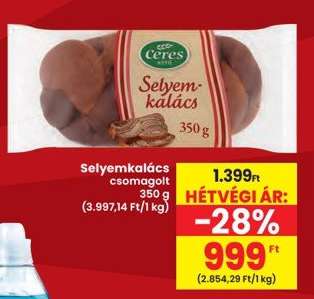 Selyemkalács csomagolt