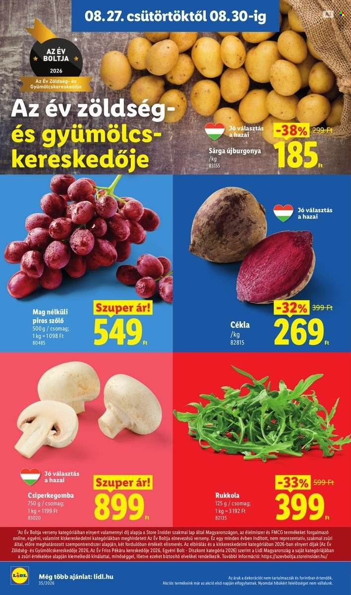 Lidl akciós újság érvényes:  - 2026.08.27 - 2026.09.02. 4. oldal Oldal 4