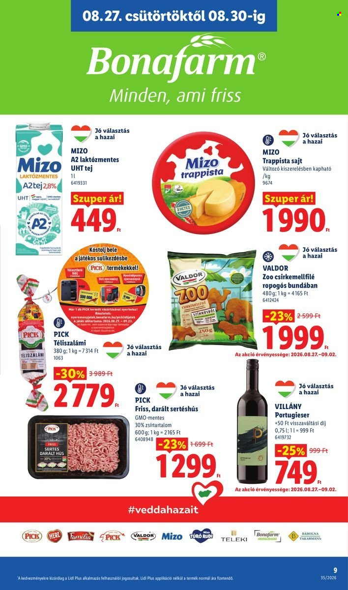 Lidl akciós újság érvényes:  - 2026.08.27 - 2026.09.02. 9. oldal Oldal 9