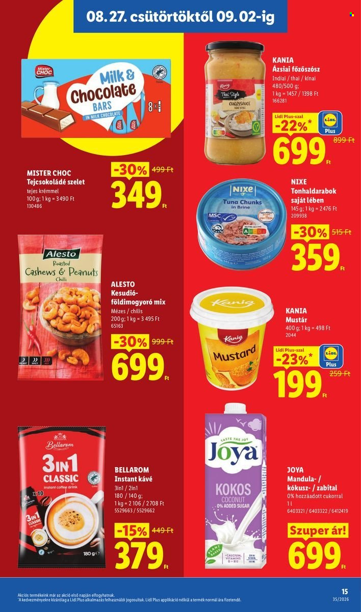 Lidl akciós újság érvényes:  - 2026.08.27 - 2026.09.02. 15. oldal Oldal 15