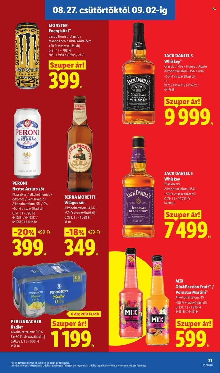 Lidl akciós újság érvényes:  - 2026.08.27 - 2026.09.02. 21. oldal Oldal 21