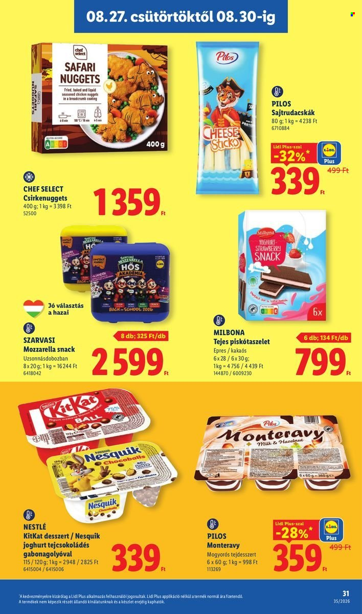 Lidl akciós újság érvényes:  - 2026.08.27 - 2026.09.02. 31. oldal Oldal 31