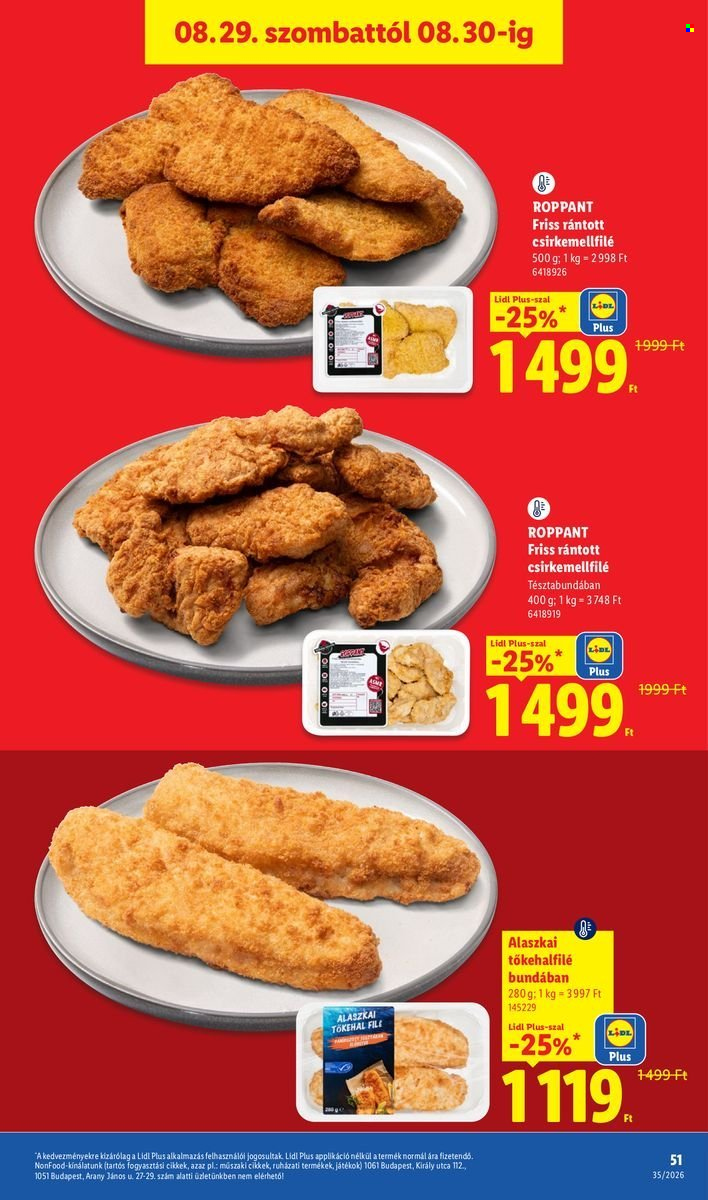 Lidl akciós újság érvényes:  - 2026.08.27 - 2026.09.02. 51. oldal Oldal 51