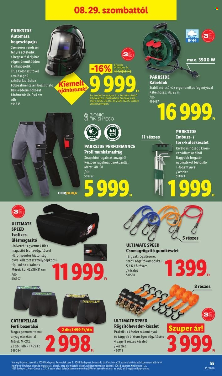 Lidl akciós újság érvényes:  - 2026.08.27 - 2026.09.02. 55. oldal Oldal 55