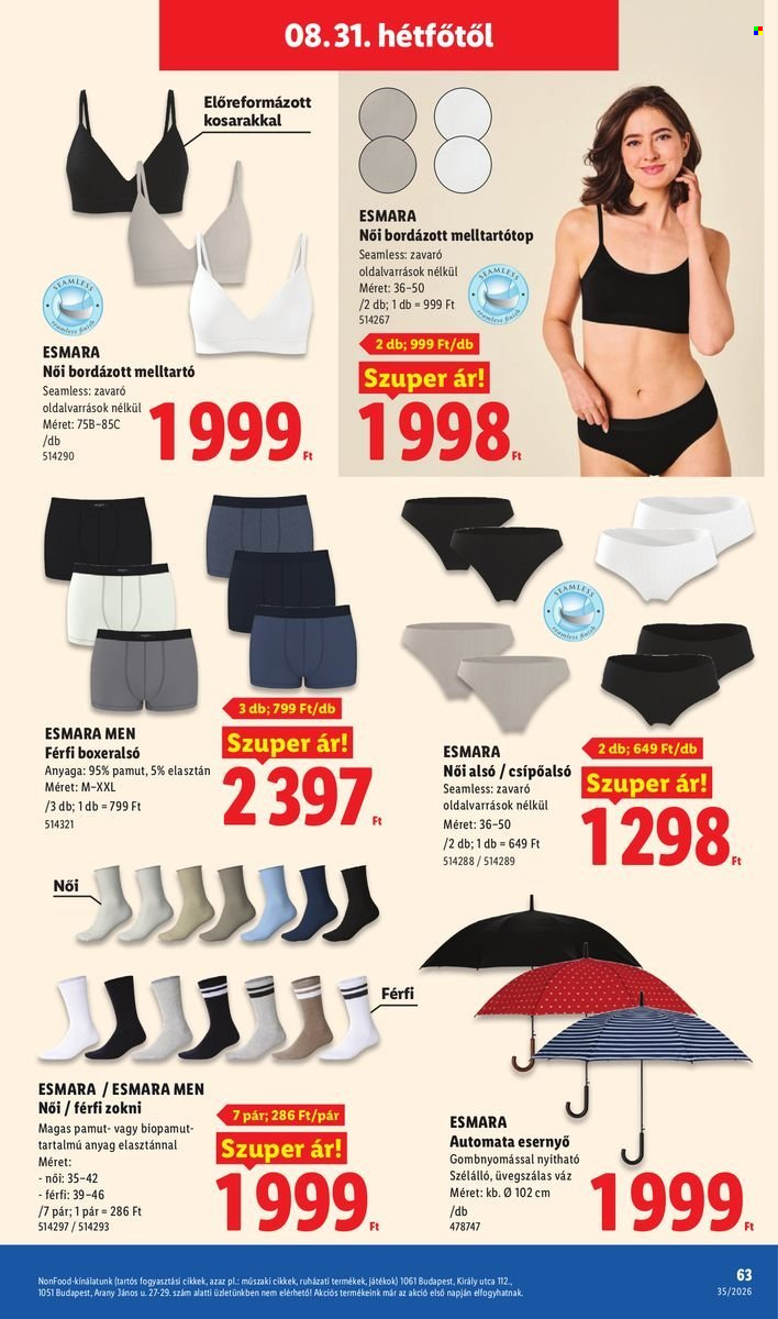 Lidl akciós újság érvényes:  - 2026.08.27 - 2026.09.02. 63. oldal Oldal 63