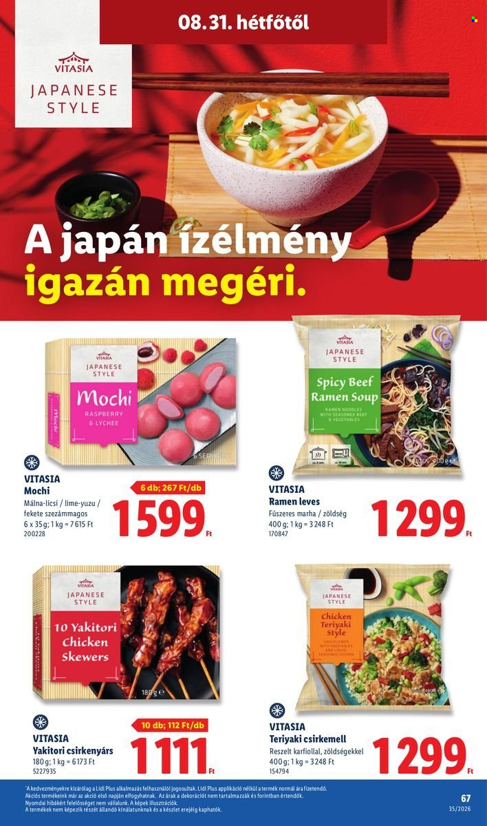 Lidl akciós újság érvényes:  - 2026.08.27 - 2026.09.02. 67. oldal Oldal 67
