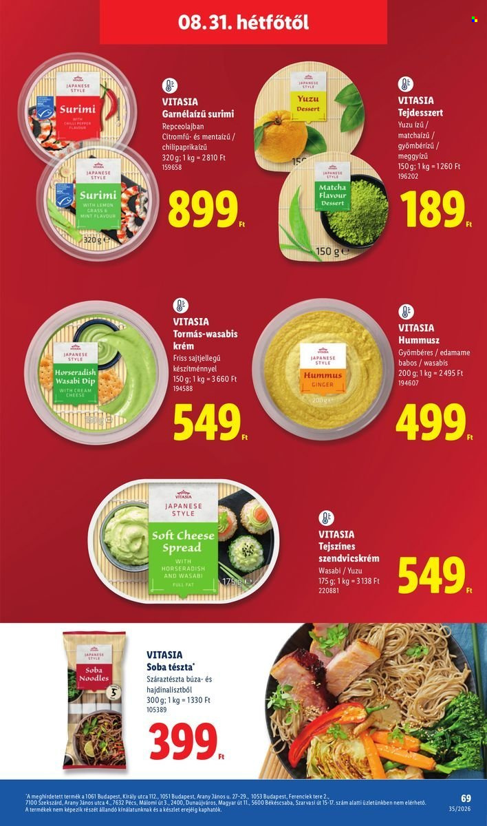 Lidl akciós újság érvényes:  - 2026.08.27 - 2026.09.02. 69. oldal Oldal 69
