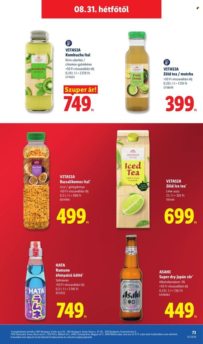 Lidl akciós újság érvényes:  - 2026.08.27 - 2026.09.02. 73. oldal Oldal 73