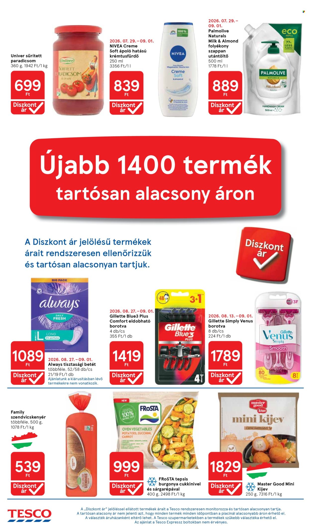 TESCO akciós újság érvényes:  - 2026.08.27 - 2026.09.02. 4. oldal Oldal 4