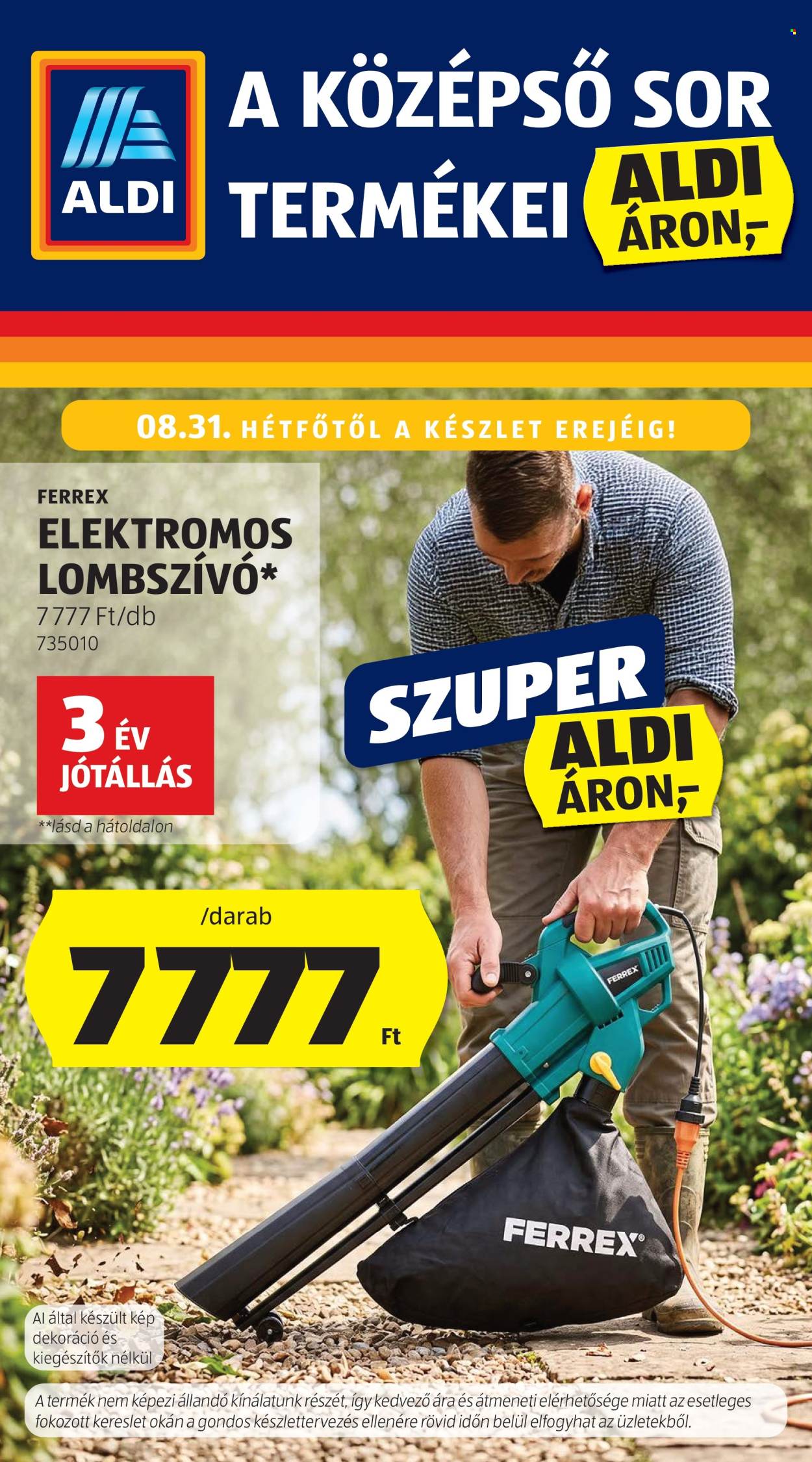 Aldi akciós újság érvényes:  - 2026.08.27 - 2026.09.02. 1. oldal Oldal 1