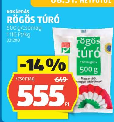 Kokárdás Rögös Túró