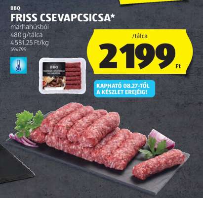 Friss csevapcsicsa