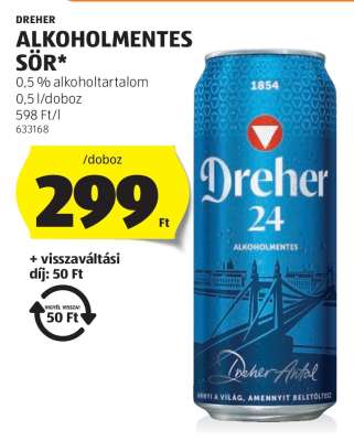 Dreher Alkoholmentes Sör