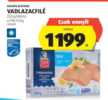 GOLDEN SEAFOOD VADLAZACFILÉ