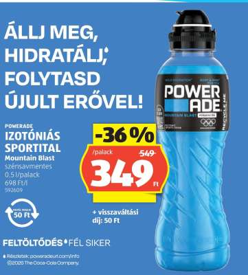 Powerade Izotóniás Sportital