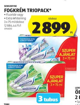 Sensodyne Fogkrém Triopack