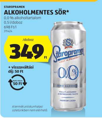 Staropramen Alkoholmentes Sör
