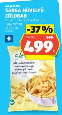 Sárga hüvelyű zöldbab