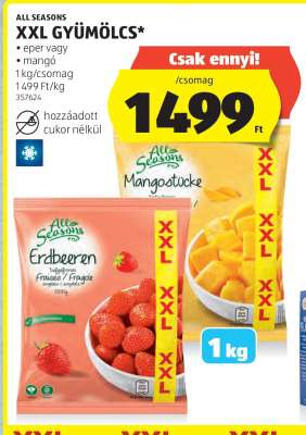 ALL SEASONS XXL GYÜMÖLCS