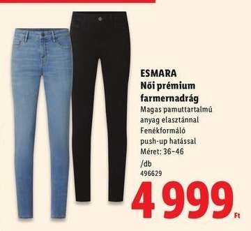 Esmara Női prémium farmernadrág