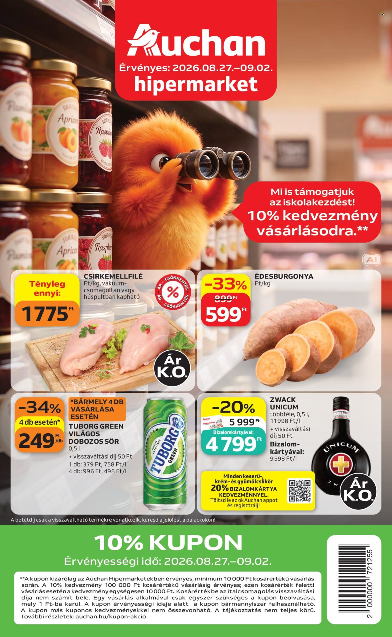 Auchan akciós újság érvényes:  - 2026.08.27 - 2026.09.02. 1. oldal Oldal 1